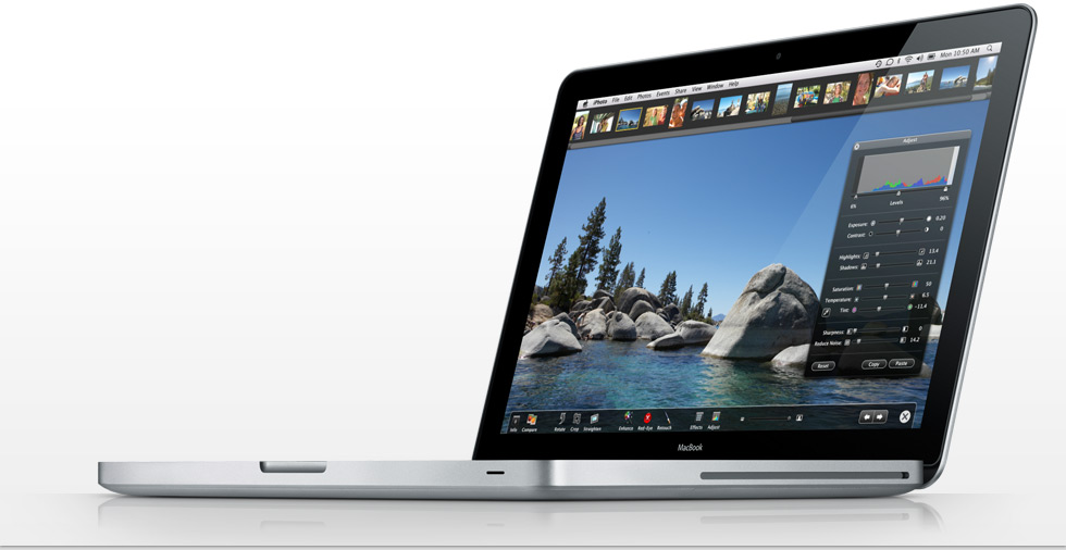 MacBook range: aluminium 'unibody', glass trackpad and backlight