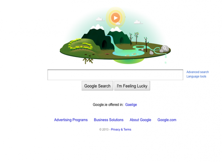 Earth Day 2013 Celebrated Via Animated Google Doodle Gear