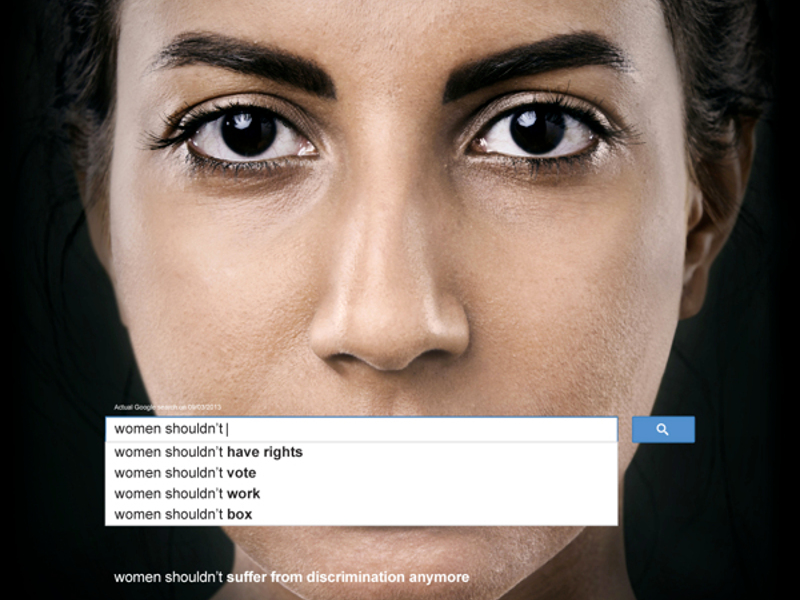 UN Women ads use Google’s suggested searches to highlight sexism