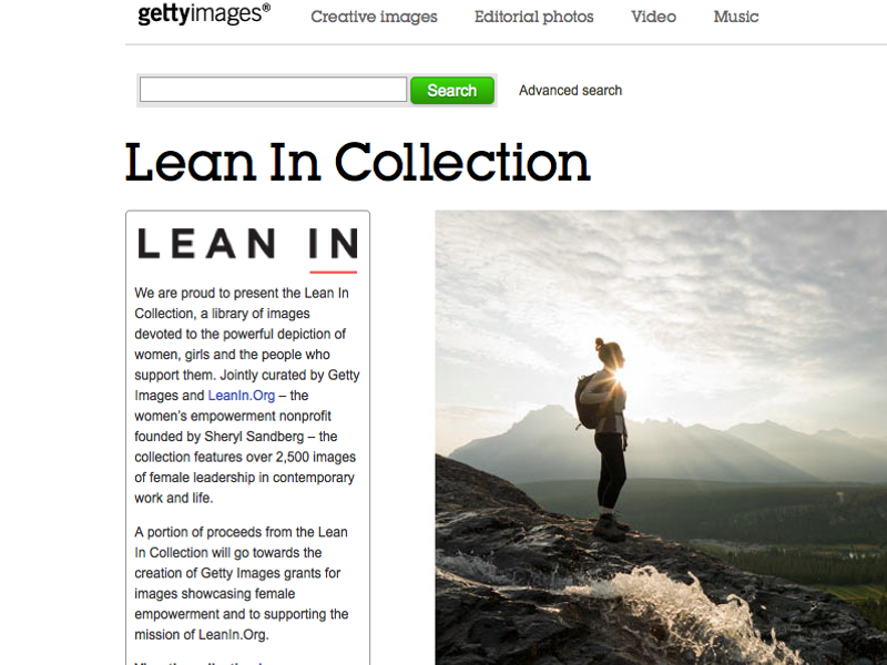 Lean In joins with Getty Images to change visual narrative on the lives of women