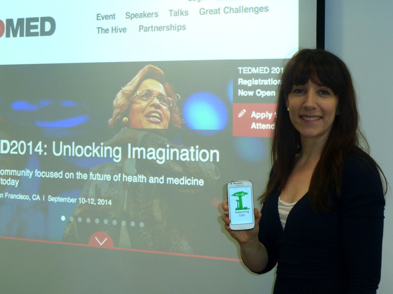 Irish researcher to showcase medical support app at TEDMED