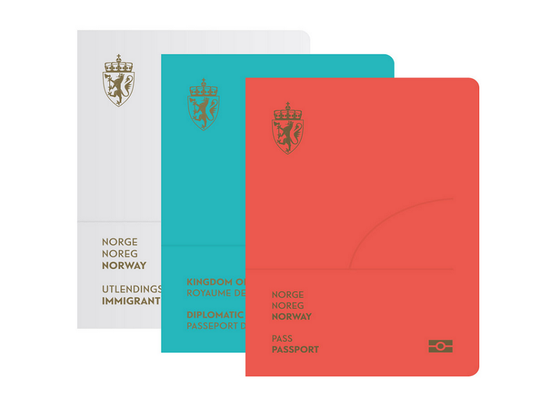 Norway To Introduce Beautiful UV Light Passports In 2017 Discovery   Norwegian Passport Design 