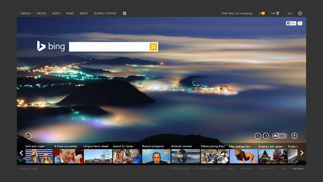 The Most Popular Bing Homepages of 2014