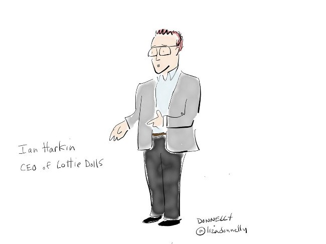 cartoon of ian harkin