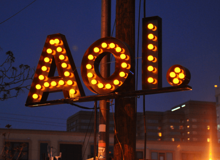 AOL. sign