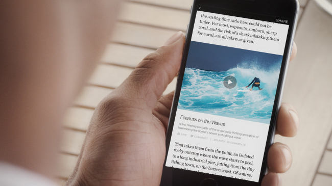 Facebook Instant Articles preview