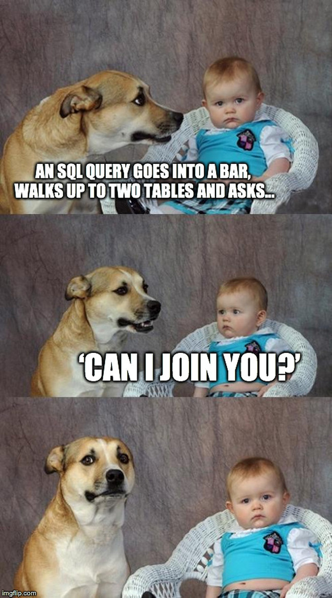 SQL query - can I join you?