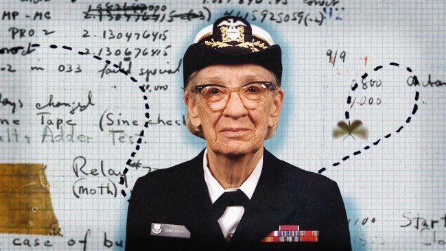 Coding pioneer Grace Hopper in a still from Code: Debugging the Gender Gap, which will see its Irish premiere at Inspirefest Fringe