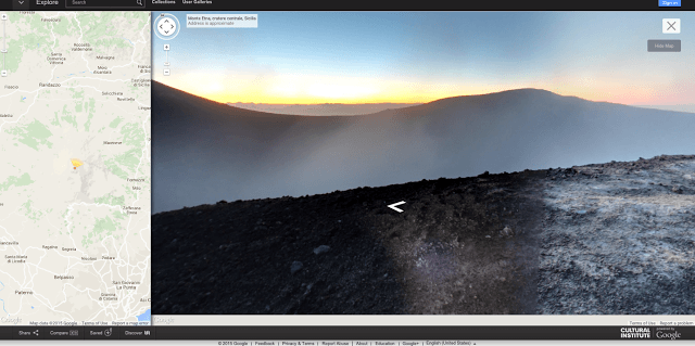 Mount Etna Erupts – Mount Etna on Google Maps