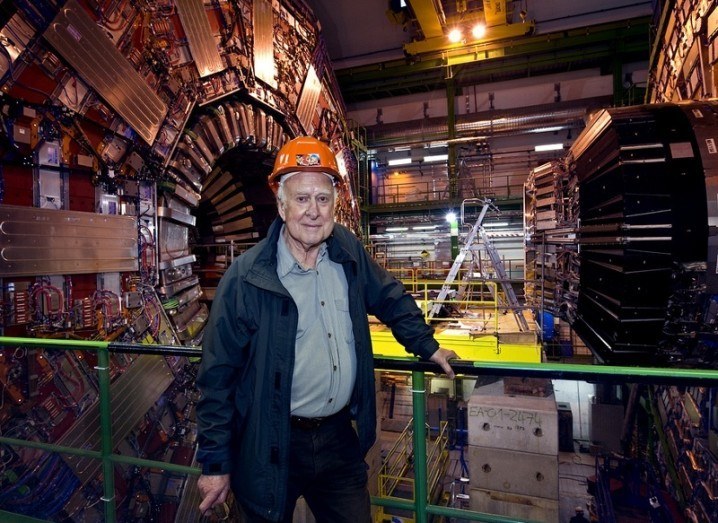 Prof Peter Higgs at CERN