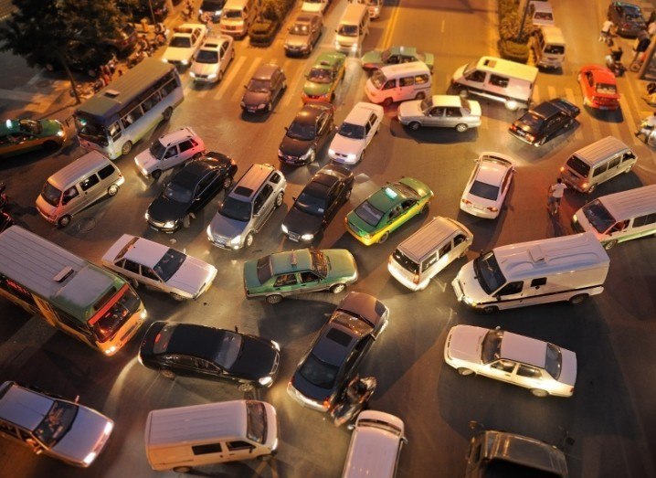 Hacking cars: traffic jam