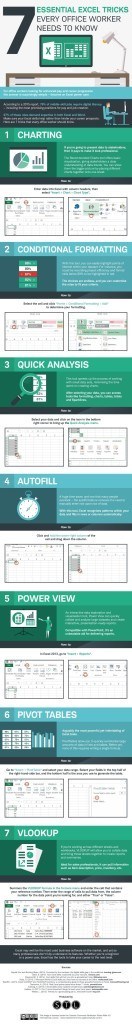 Excel At Excel With These 7 Handy Tips (infographic)