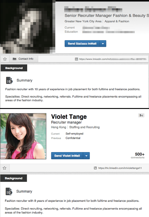 LinkedIn copying and pasting