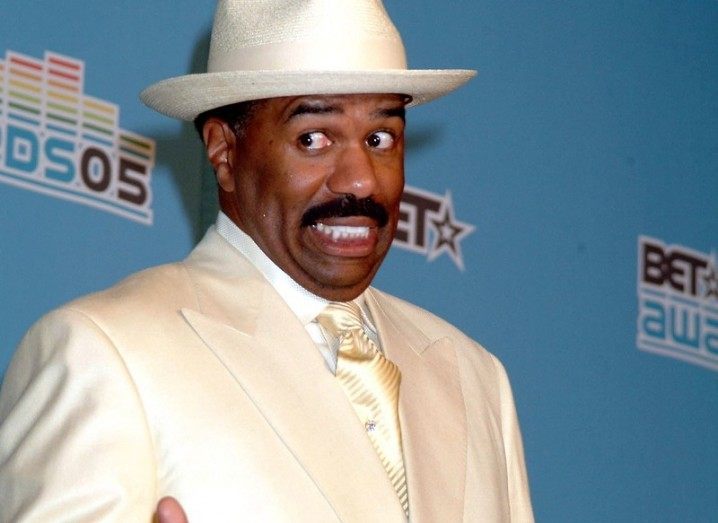 Steve Harvey, who made the gaffe at Miss Universe