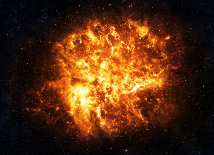 Watch Amazing video of stars exploding with light, then dying