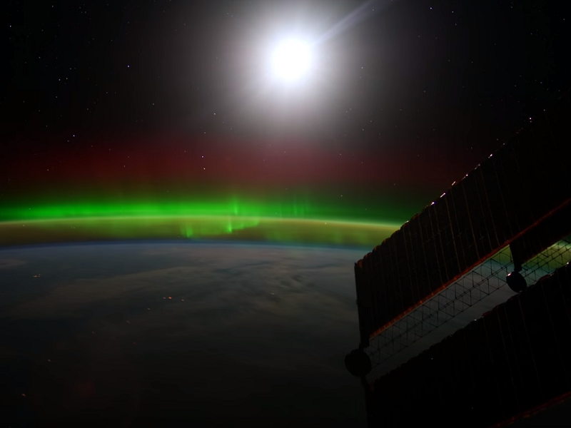 NASA releases 4K video of Earthly auroras from the ISS