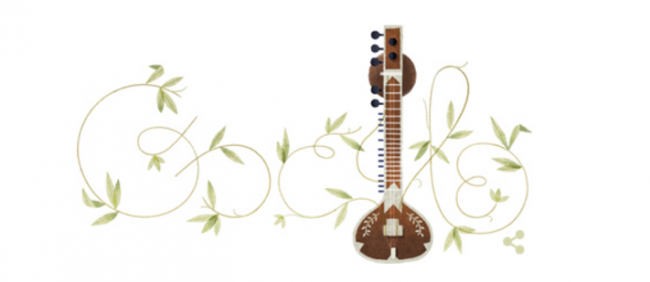 Ravi Shankar Google Doodle