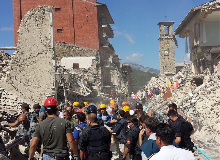 Red Cross Italy earthquake