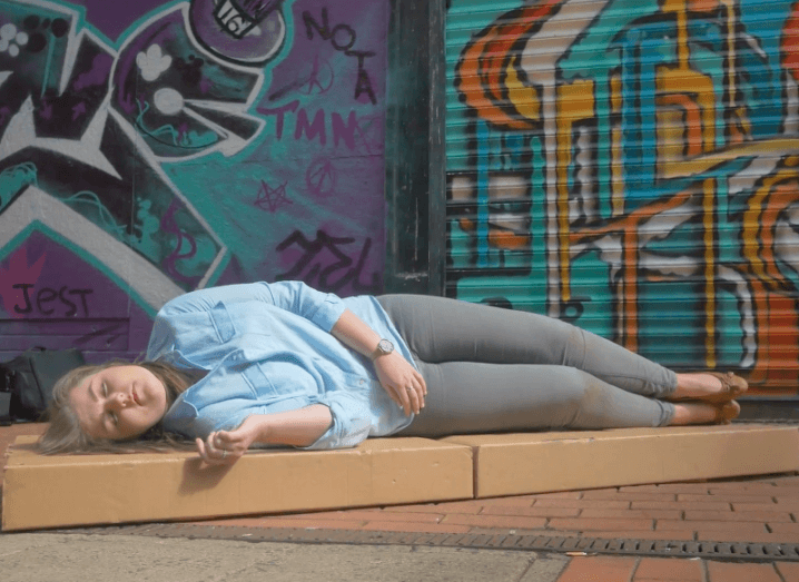 Em-Bed cardboard bed for crisis situations