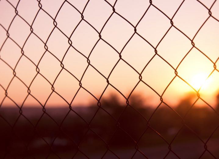 Geo-blocking: chainlink fence