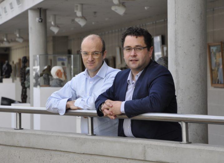 From left: Dr Adam de Eyto, head of UL’s school of design and Dr Leonard O’Sullivan, senior lecturer in design ergonomics at UL and Health Research Institute member. Image: UL