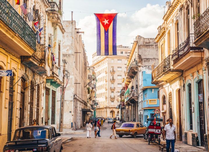 Cuba Google flag