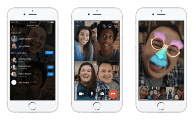 Facebook Messenger reveals group video with Snapchat-like selfie filters