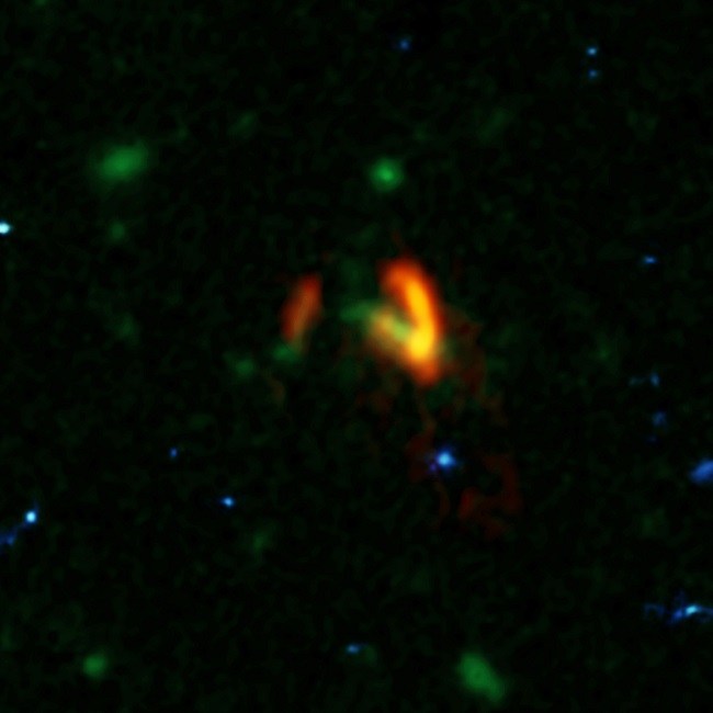 ALMA shot of galaxies