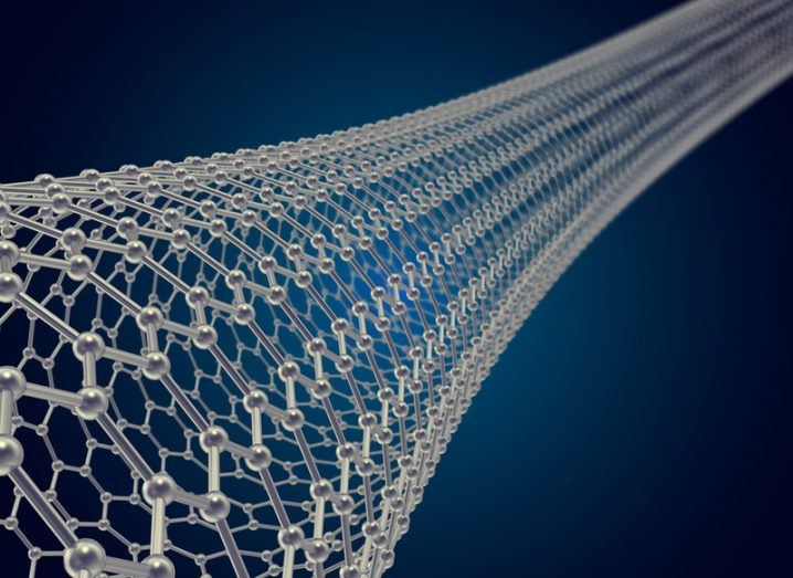 Carbon nanotubes illustration