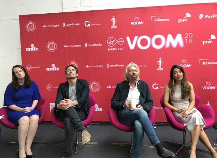 Voom winner and judges