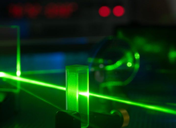 Photonics experiment in a lab. Image: Science Photo/Shutterstock