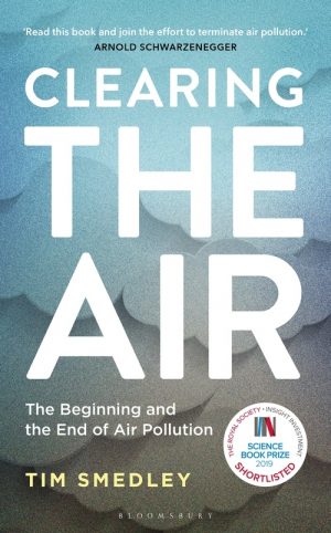 Book cover of Clearing the Air with an illustration of clouds growing darker and murkier.