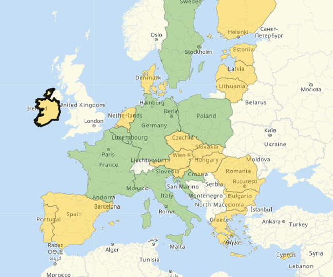 Interactive EU map shows what Covid19 travel restrictions are still in