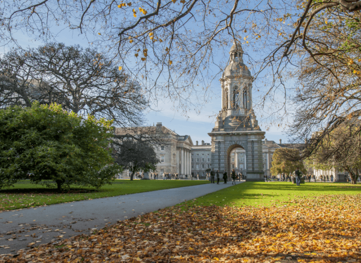 Buildings on the campus of Trinity College Dublin.