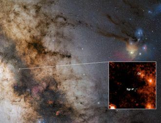 Young binary star found near Milky Way’s centre